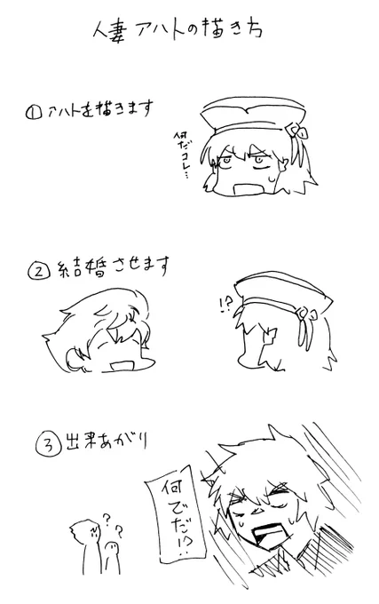 人妻アハトの描き方 