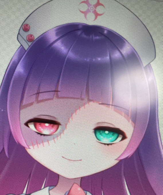そういえば投稿すると言いつつしてませんでしたゾンビナース(仮)ちゃん名前はまだない完成したら魂募集or名前募集しようかなと思います #Vtuber準備中 