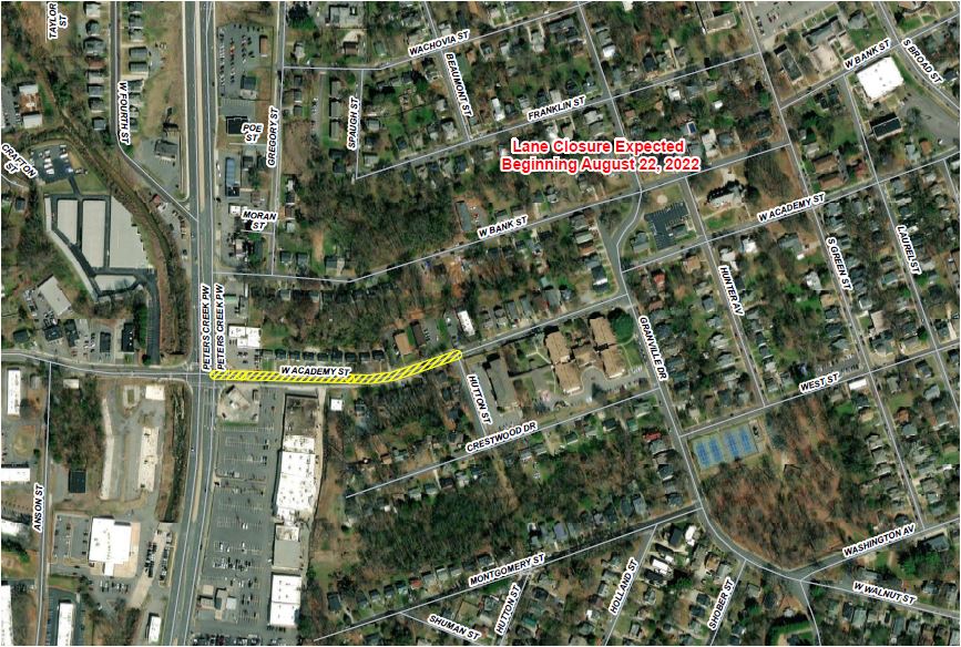 City of WinstonSalem, NC on Twitter "Sewer Rehabilitation Closure