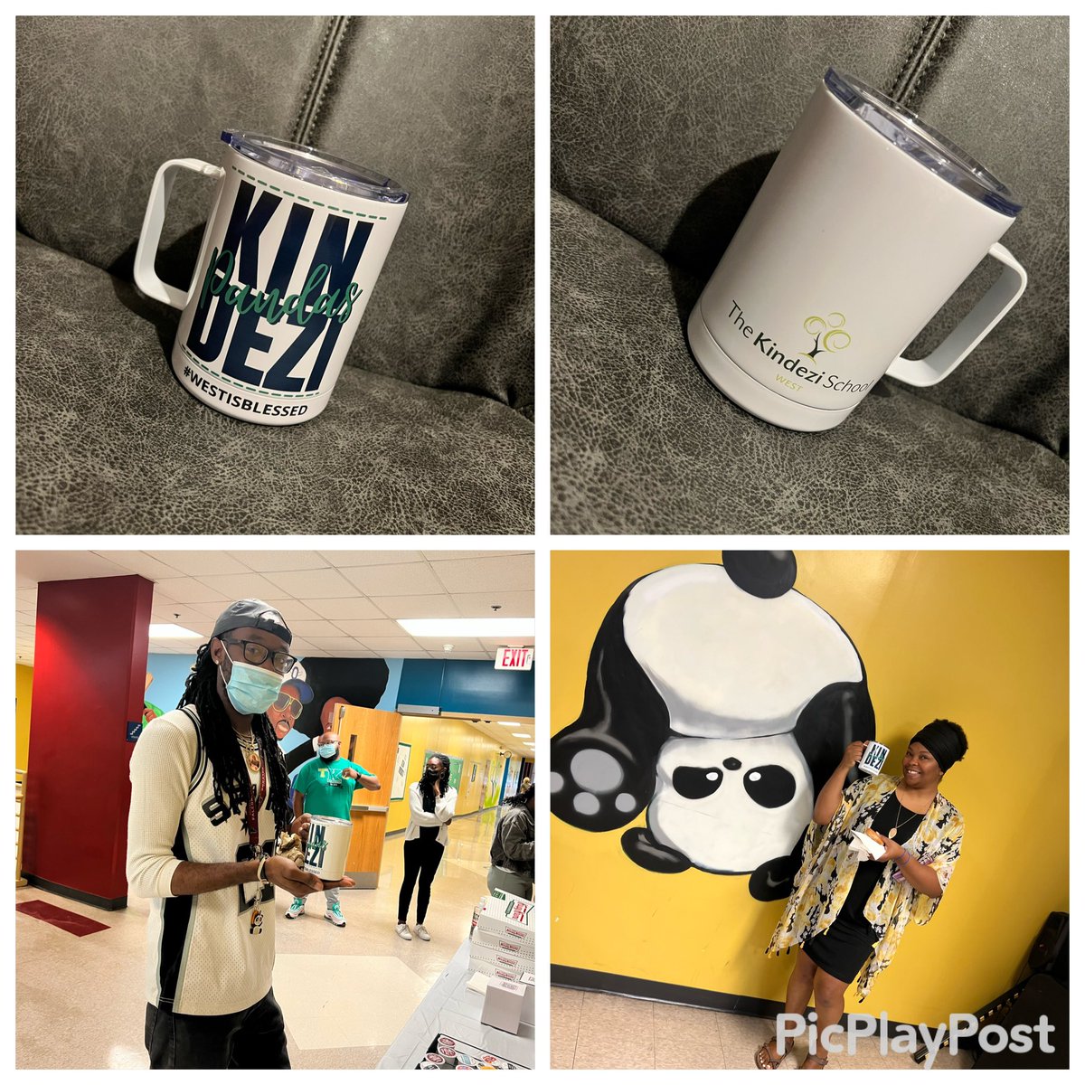 HylaMonet's tweet photo. Midweek sweet treats 🍩☕️ for the West side crew!! Loving on the ones who work hard to support our geniuses! #STAFFappreciation #SPARKbreak ✨#WESTisBlessed #TheWEstWay #PandaPOWER 💚🖤🐼 @KindeziSchool https://t.co/MZdADTpjQ9