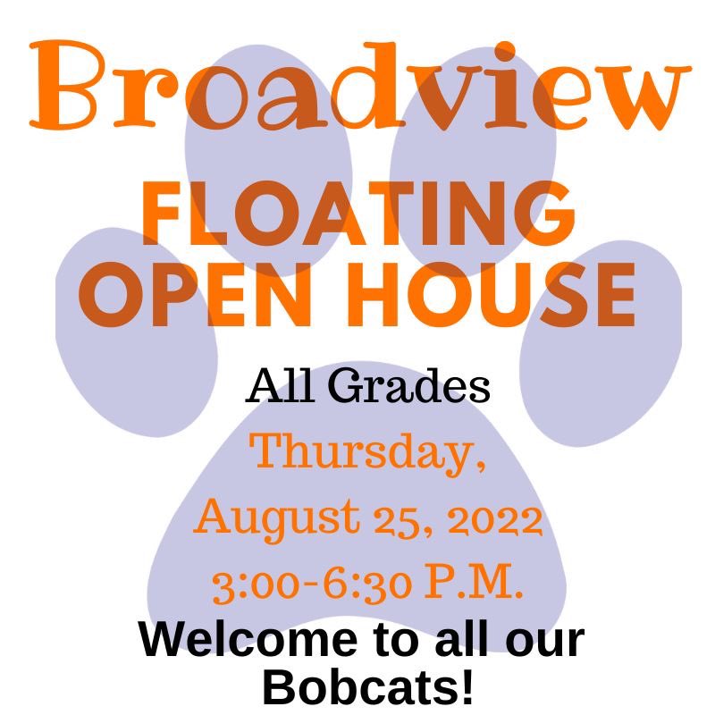 BMSBobcats's tweet photo. Please join us for our Open House this Thursday afternoon! https://t.co/X1Rf2GWZ4N