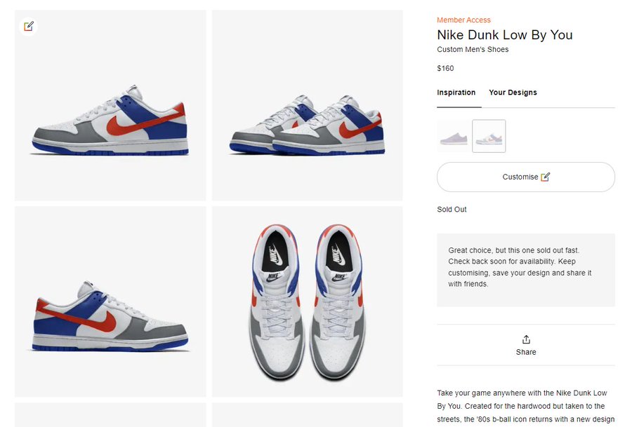 Nike S Dunk Low By You Returns For Us Customers
