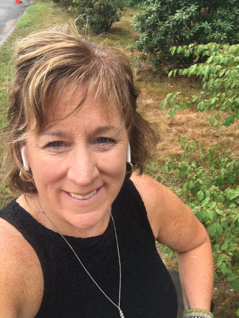 ChristineBemis2's tweet photo. @TheWalkingEds @RavesiWeinstein @BeckyEdu @DisruptTheBook @MRsalakas @smilelearning @TaraMartinEDU @donna_mccance @CameronRoss3 @MrSoclassroom @mraspinall Choosing to Get out, find #joy & @DrFrankRud says #gettingfiredup 🔥 @TheWalkingEds ❤️🐶 #tuesdayvibe with our #Petey https://t.co/R7ZVuVd2ej
