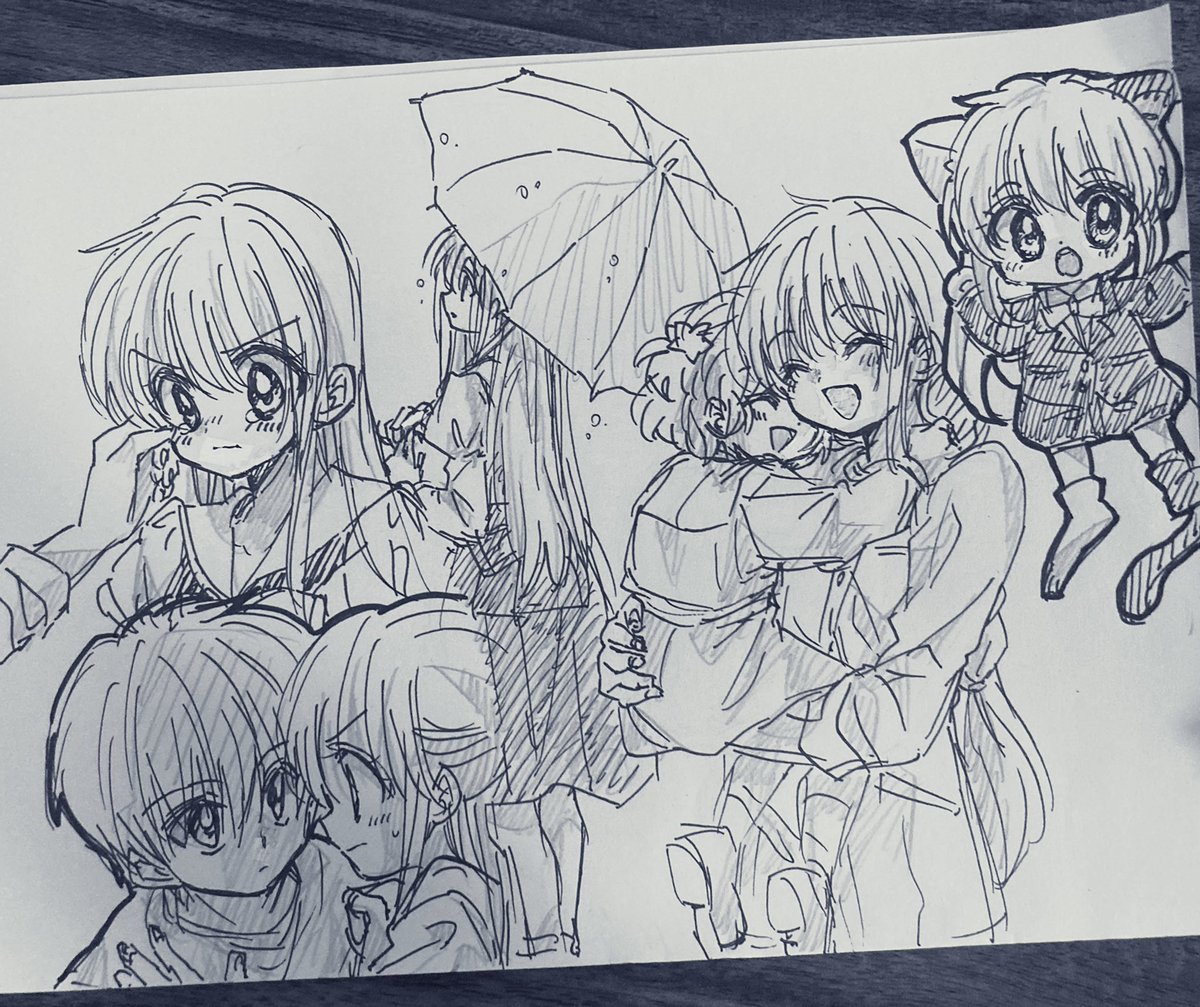 白紙を埋めたかっただけの落書き〜。 