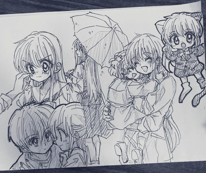 白紙を埋めたかっただけの落書き〜。 