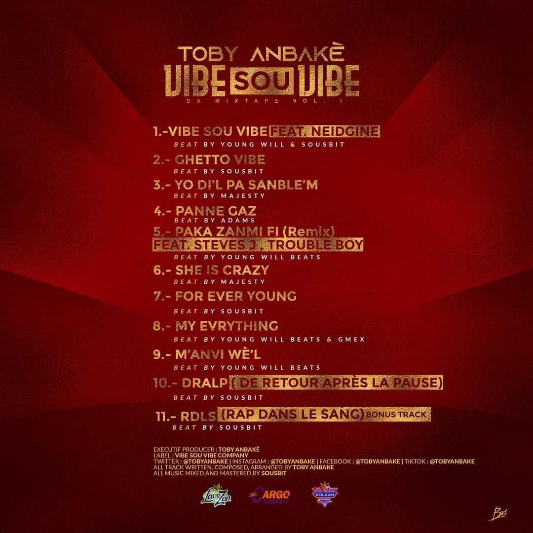 MaxxMaker's tweet photo. Si w poko koute youn nan meyè pwojè ane a, Toby pa responsab...
VIBE SOU VIBE DA MIXTAPE.📌
#TobyAnbake
#AnbakeStyle
#TeamAnbake❤
https://t.co/a25LfXCeO9
https://t.co/evh6f28ZeN
https://t.co/YUdcTwYny2
https://t.co/kz4I0NtYTt https://t.co/N9GKdnnNDb
