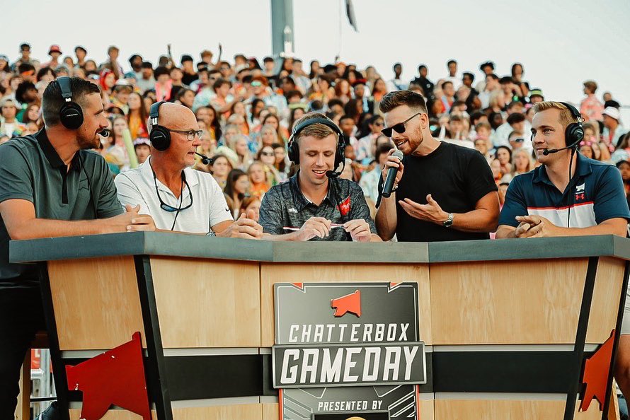 djetrayn's tweet photo. First week of @CBoxSports gameday was ELECTRIC! 

Big shout outs to @LWHSRedSea for bringing it 🤝

See you this week at @HarrisonWildcat! 

📸: Seth Arnold / @ElgazzarBLVD 

cc: @tony_pike15 @PaulFritschner @ReidMausRadio https://t.co/YLnRy1bwrH