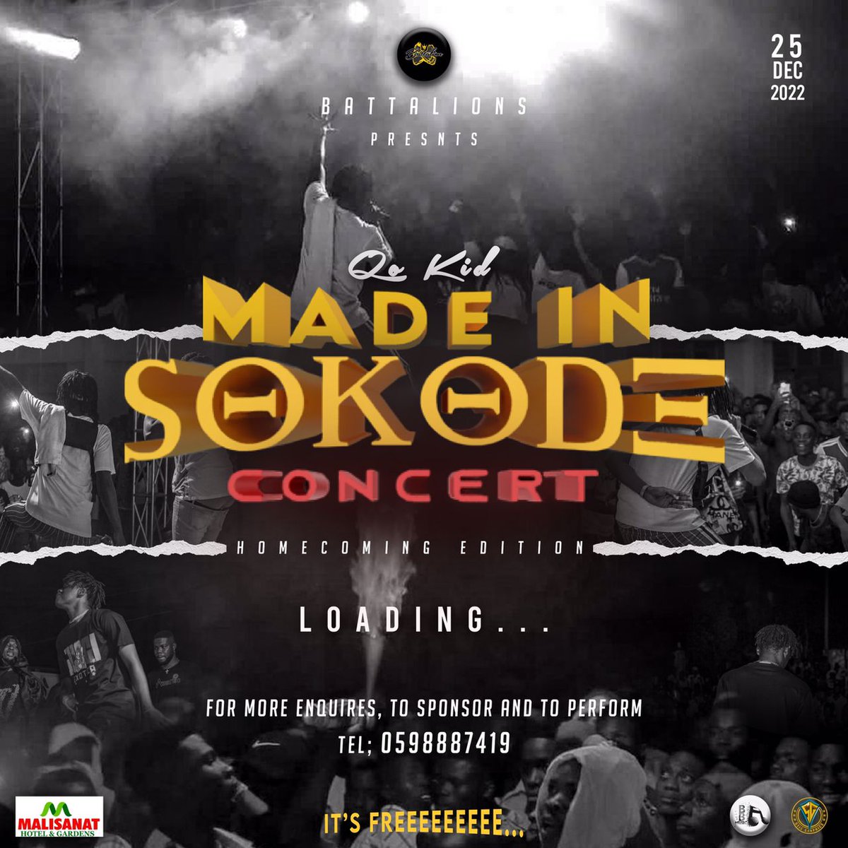 Skyb_zee's tweet photo. You Know How We Do It Every December Ryt?
Made In Sokode Concert Coming Bigger And Better #MIS22 #BATTALIONS @qo_kidofficial @_kikis001 @ShixzyBellz @andydosty https://t.co/6tUsDsDxYa