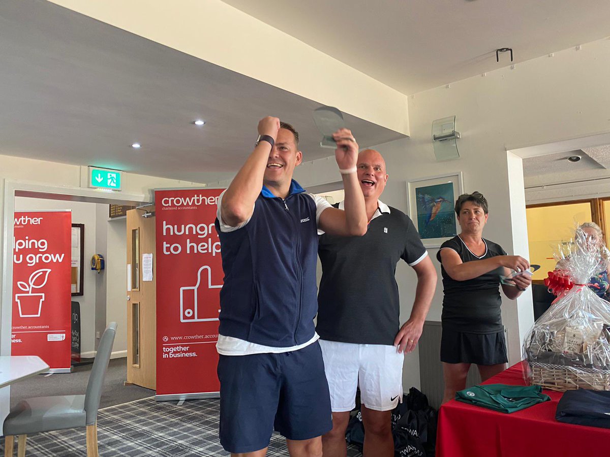 Crowtherca's tweet photo. A huge thank to everyone attending our tennis event @hltsc @asparagusgreen 
#takingpart #networking #Collaboration #fun https://t.co/3auD3pbIq8