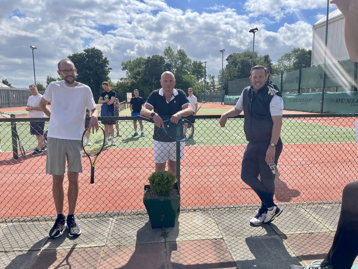 Crowtherca's tweet photo. A huge thank to everyone attending our tennis event @hltsc @asparagusgreen 
#takingpart #networking #Collaboration #fun https://t.co/3auD3pbIq8