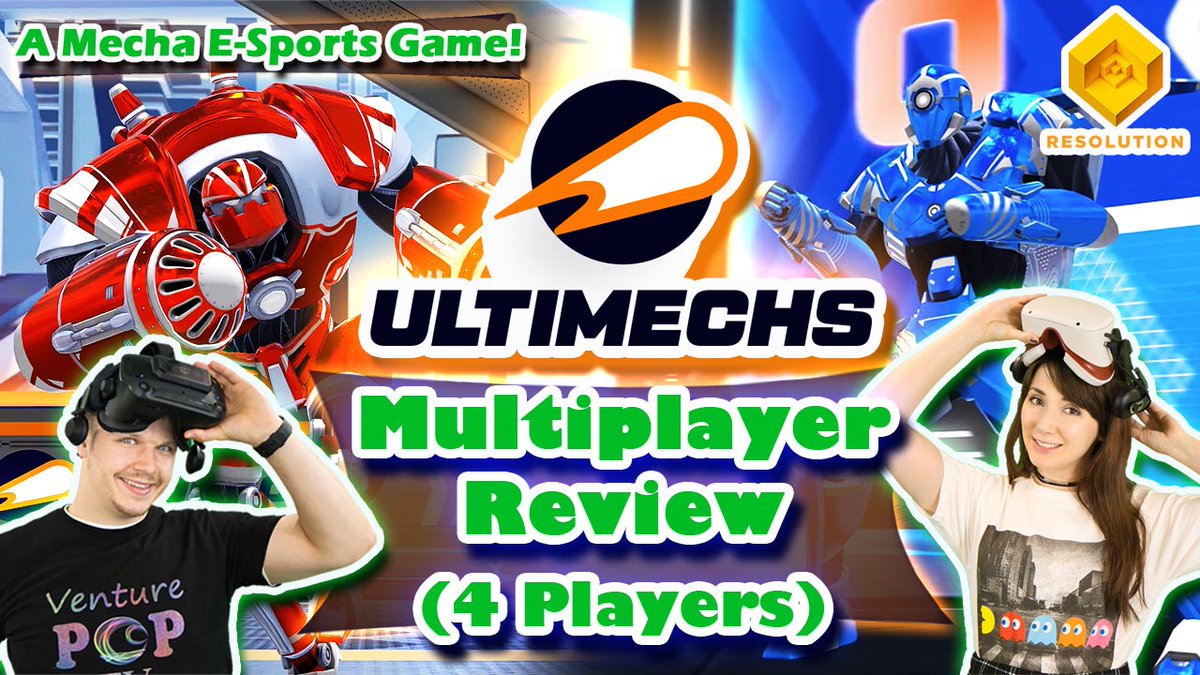 VenturePopTV's tweet photo. It's time to get supercharged with hype! Our review for the upcoming Ultimechs coming Sept 15th is here and the open play weekend is coming 8/25/22! This game has been worth the wait so come check it out and give @ultimechs a follow! https://t.co/X96yKLBodH @resolutiongame https://t.co/Kwk968rOO5