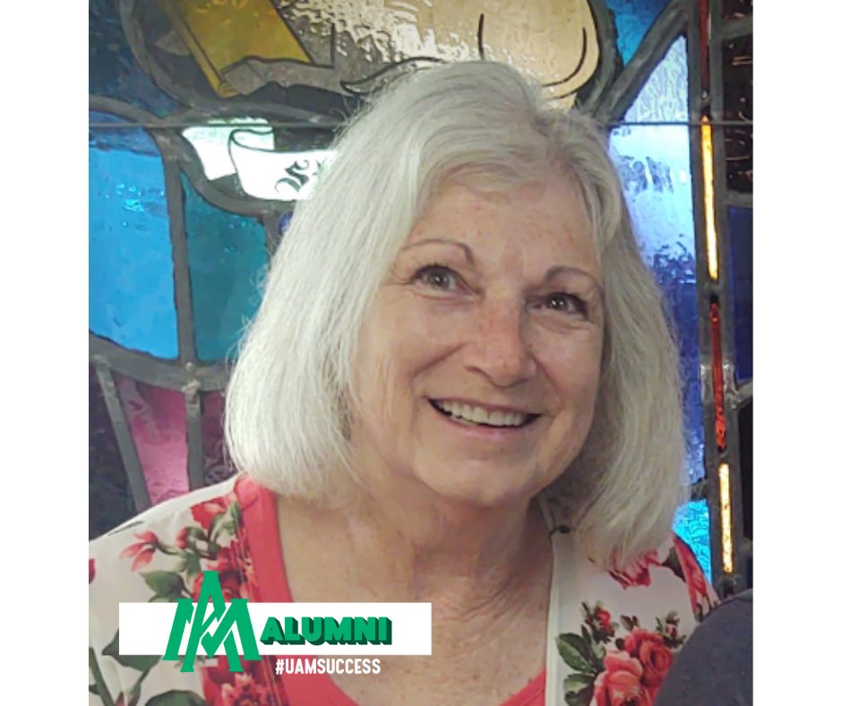 UAM_Alumni's tweet photo. Recognizing the achievement of #UAMAlum Deborah Reynolds Riley (ADN ’74).
Deborah retired in 2014 from the Arkansas Department of Health after serving 31 years as a Public Health Nurse/Administrator. #UAMSUCCESS https://t.co/wRKocWc1ox