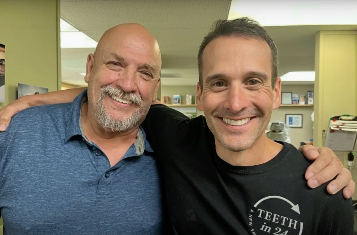 Watch Lee's amazing transformation by visiting youtu.be/wVlvlIG3DzA ⬅ 

#DrLampee #DrLampeeImplants #Veneers #Dentistry #SmileWithConfidence #DentalCare #Confidence #DentalImplants #allon4s #veneers #CosmeticDentistry #teethin24 #SmileMakeover #OregonDentist #BeavertonDentist