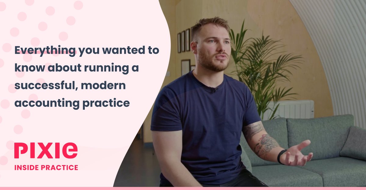 usepixie's tweet photo. Have you caught the first episode of our new video series?
@HeatonVences shares everything you wanted to know about running a successful, modern & lean accounting practice.
Watch now - https://t.co/qwLFPeyKDj
#accountingpractice #insidepractice #usepixie https://t.co/GqiIWjRviD