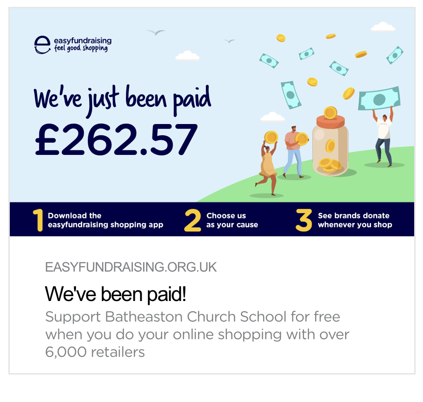 Does their school uniform fit? Are school shoes too small, you can support FOBS and earn extra money by using Easyfundraising when you are shopping online