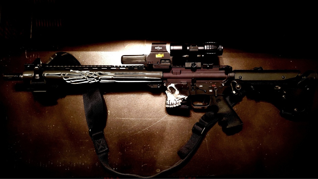 ARS_unique's tweet photo. Customer submission featuring our Skeleton Hand handguard☠️ Share your Unique build pics with us at marketing@unique-ars.com for the chance to be featured 🙌

#makeityourown #webuildunique #uniquears #2A #customrifle #customAR #pewpew #AR15 #customhandguard #forwhateveryoureinto https://t.co/TLrEYejZCP