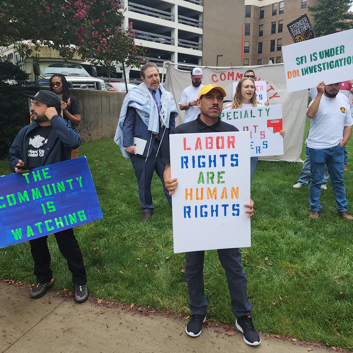 Rally for workers at Specialty Finishes, Inc. at Emory University in Atlanta with IUPAT District Council 77 . Workers rights are human rights! #UnionStrong #rallyforworkers #1U #georgia #votingmatters #love #communitysupport #activism #workersrights #WorkersUnite