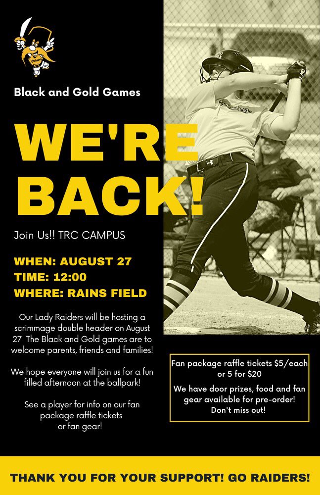 Three Rivers College Softball tweet media