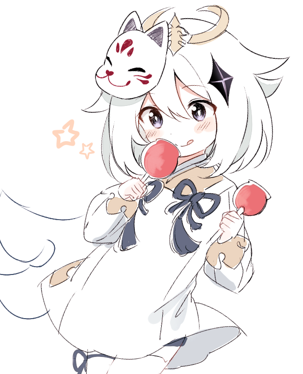パイモン(原神) 「」|みかみのイラスト