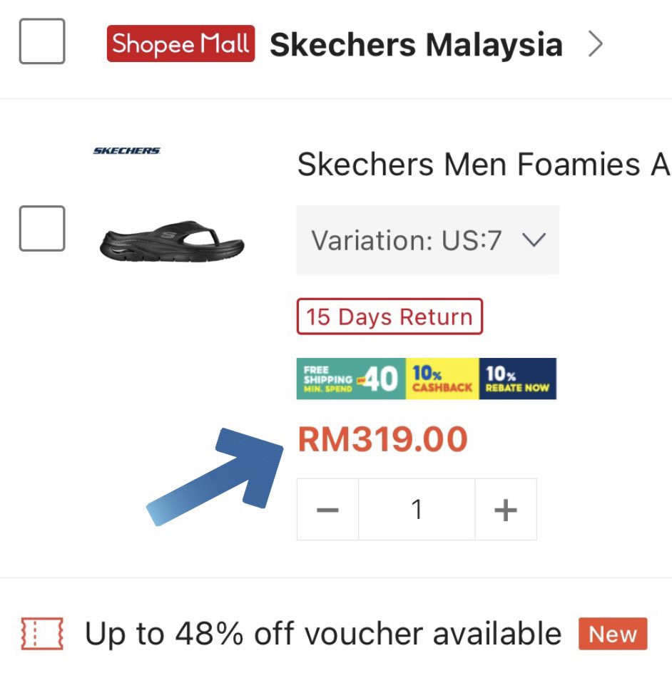 ezhrjmn's tweet photo. SKECHERS SALE STILL ONGOING ‼️

Kat next tweet aku ajar cara nak cari voucher 48% off tu. Berbaloi beli skechers masa sale ni.

— a thread #byEdzz https://t.co/12S2mmRxJp