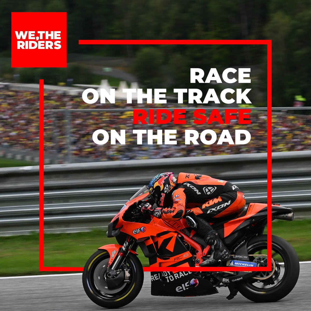 WeTheRidersWTR's tweet photo. Ride safe‼️

Racing is for the track, safety is for the road 🏍

#WeTheRiders #Motorcycle
#Riding #Motorbike
#Motorcyclelife #bikelife https://t.co/tVWJ3Tknia