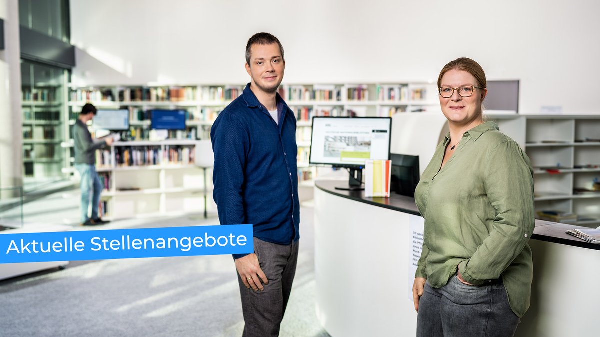 DNB_Aktuelles's tweet photo. Unsere Kolleg*innen im Sachgebiet Speziallesesäle suchen Verstärkung! #sinnvollesSchaffen #jobs https://t.co/CmWGSDIy5d https://t.co/xjkR2ymYK7
