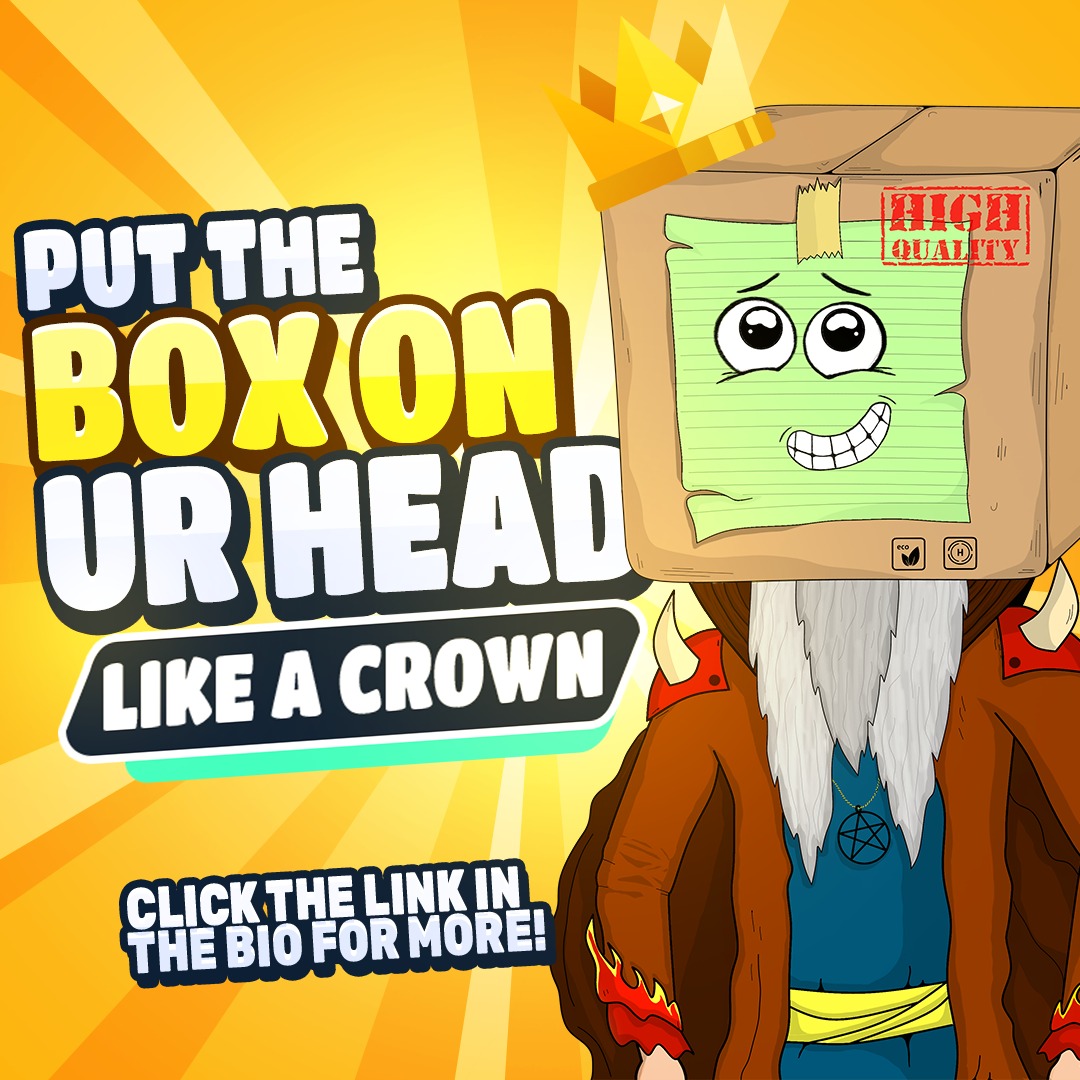 boxheadclub's tweet photo. 🔥We are here to build a new nft community empire 🗽🔥
put the box on your head like a crown 👑🔥✌️
RT + Follow

#NFTCommunity #FreeMintNFT #NFTcollections #boxheadclub https://t.co/sm3dkiTVWH