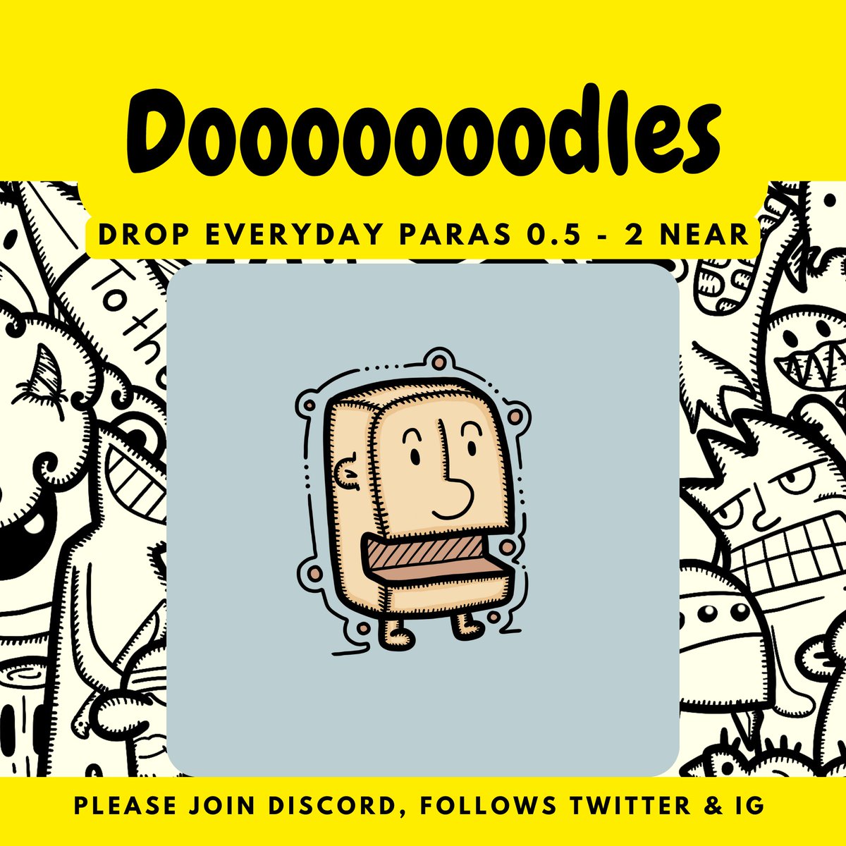 @parasHQ
New Drop Dooooooodles season one
Paras  0.5 - 2 N
DROP EVERYDAY 
paras.id/collection/doo…
IG :  instagram.com/oldmanpeem_nft/  
Discord : discord.gg/9wRatWCmmk

#nftart #NFT #nftcollector  #NFTartist #NFTcollection #nftdrop #paras #NFTTHAILAND   #NFTCommunity #parasNFT #NEAR