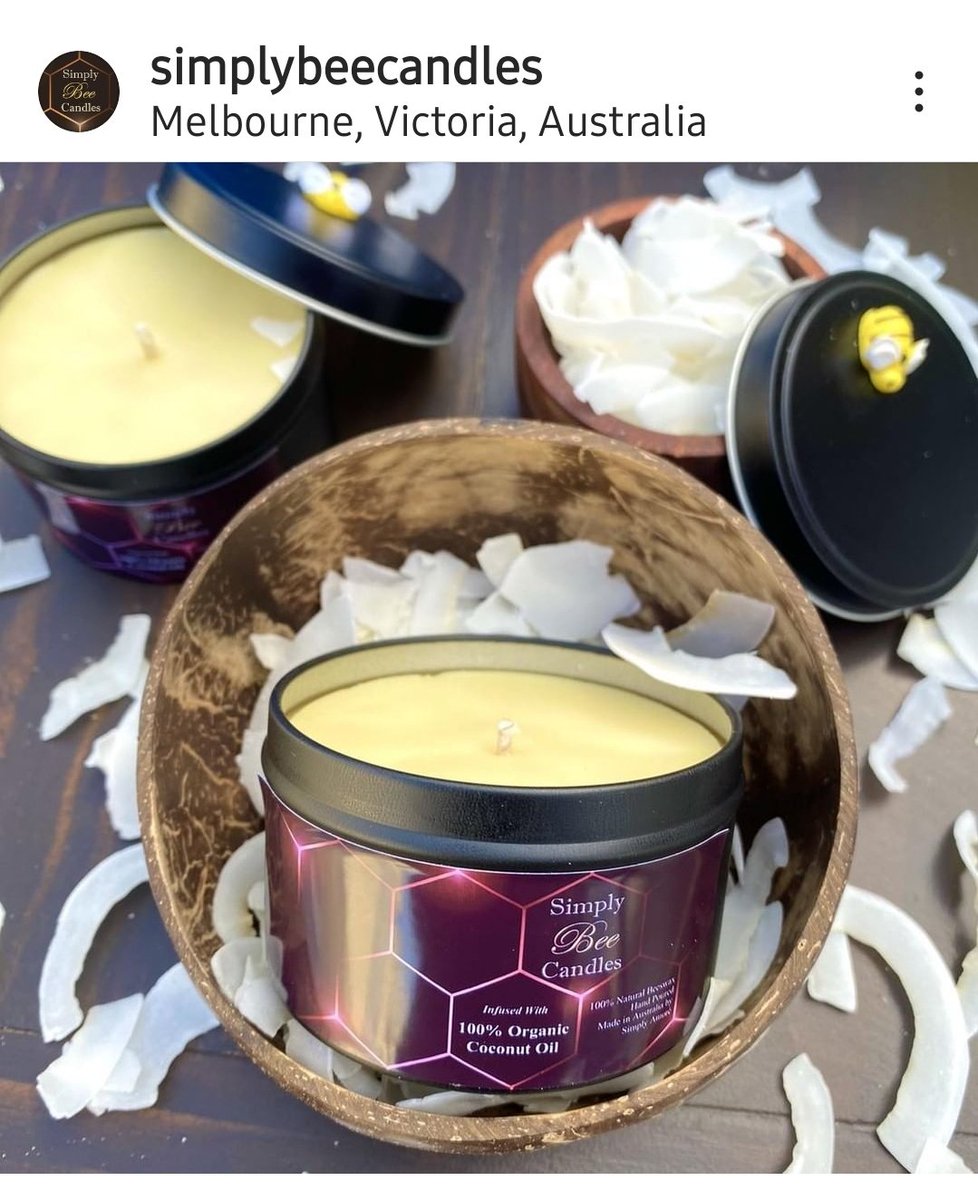 AmoreSimply's tweet photo. https://t.co/GeX24wu3X5 
We are open, visit https://t.co/GeX24wu3X5  for your next addiction
#yournextaddiction
#beeswaxcandles
#beeswax
#artisancandles
#homemade 
#Melbourne https://t.co/0yWNqzoFPA