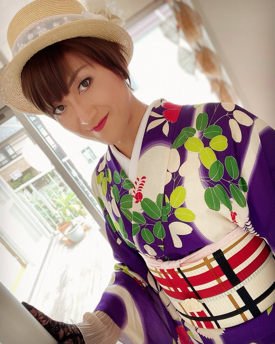 ◇羽織 着物 a15 藤の花 アンティーク 可愛い 和洋折衷コーデ-