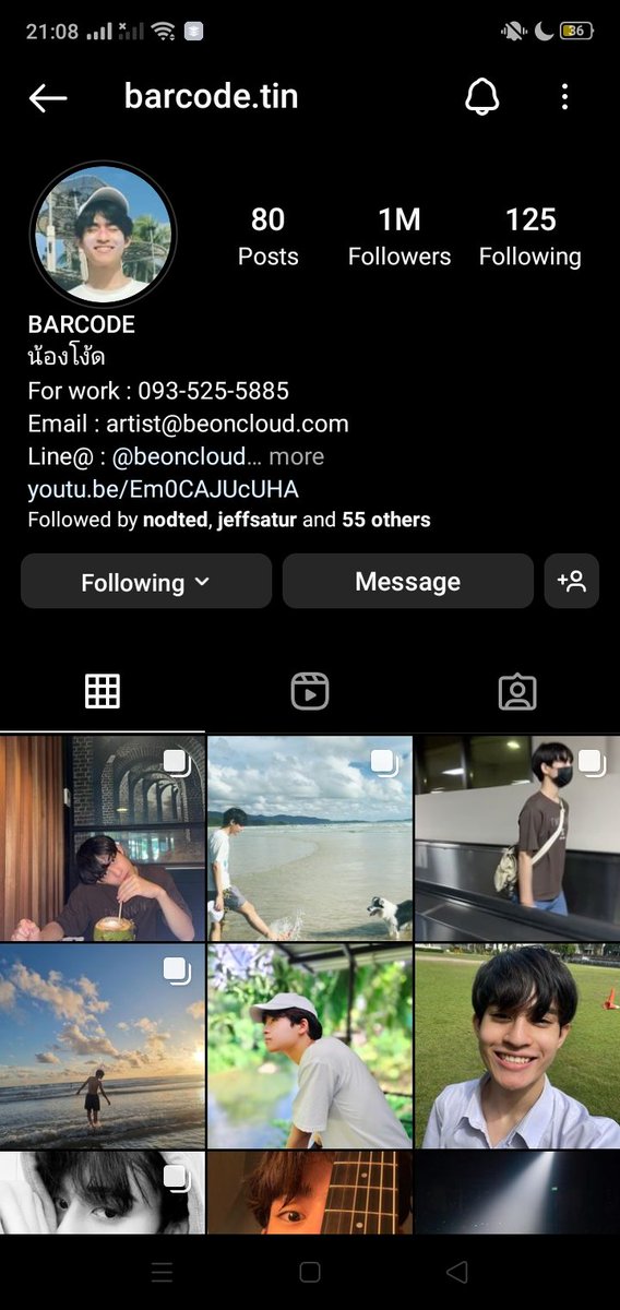 Bubbl3S4ur's tweet photo. I don't know if I'm late or not but congrats @BarcodeTin on reaching 1M followers. I am so proud of your progress on pursuing your career. Looking back when you were still 16-17 just makes me so nostalgic, I love you naa 💜😭
#1mbarcodestars https://t.co/jyM5dJf9c4