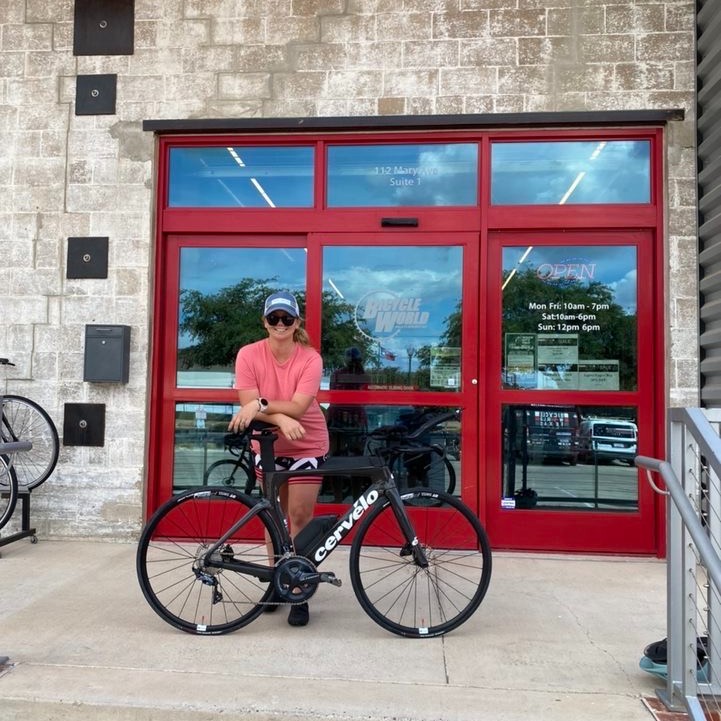 BicycleWorldTx's tweet photo. New bike day speed. We can and will and do help with that. 😉

Shop Tri Bikes Online: https://t.co/9UZgbOqiEi

#DestinationLocalBikeShop #NewBikeDay #LBS #Cervelo https://t.co/qgx2lsr9VQ