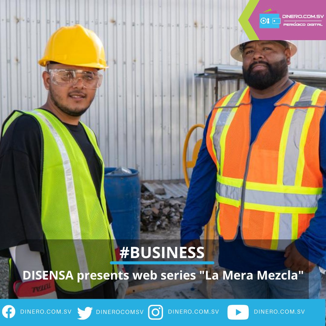 dinerocomsv's tweet photo. #Business @DisensaSV presents web series "La Mera Mezcla"
Read it here: https://t.co/JKzVih4jP8
#DISENSA #LaMeraMezcla #GrupoHolcim #firstseason https://t.co/KmdxLFIxVY