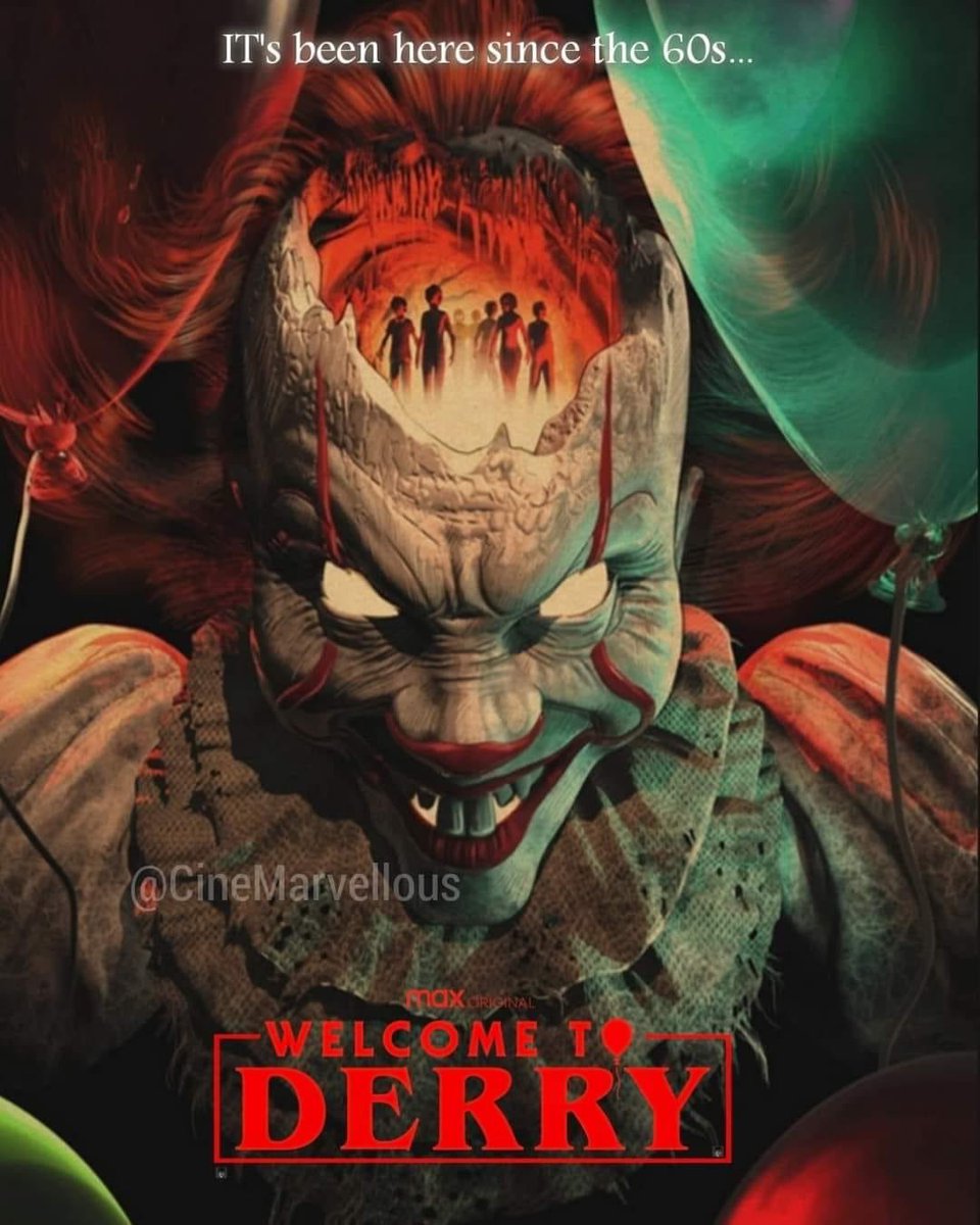 SalemsCellar's tweet photo. #ITMovie's prequel series #WelcometoDerry will be set in the 60s and tell #PennyWise's origin story.🤡 Coming soon to HBO Max 🎈#HBOMax #HorrorFamily #HorrorCommunity #HorrorMovies https://t.co/DwNoeJtO0O