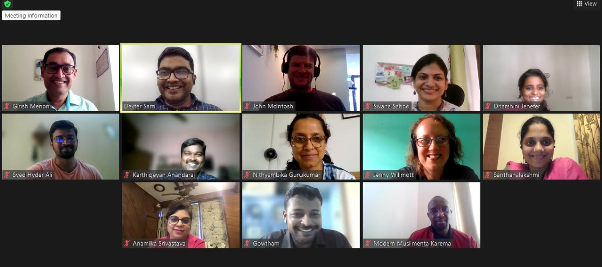 Wonderful conversation today of our TN team with the senior leadership team at <a href="/STIReducation/">STiR Education</a> - playing games, getting to know one another n sharing proud moments and challenges.. Thanks :) @GirishMenonSTiR <a href="/nithyambika/">Nithyambika Gurukumar</a> <a href="/swaha_sahoo/">Swaha Sahoo</a> @Jennywillmott <a href="/DharshiniJenef1/">Dharshini Jenefer</a> <a href="/jrsmcintoshNI/">John McIntosh</a>
