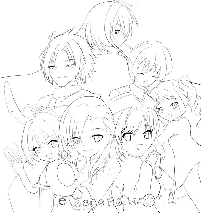 #こより実験中#マリン航海記#頭ピンク組パケ絵も引き続き描いてますので、是非商品化を... 