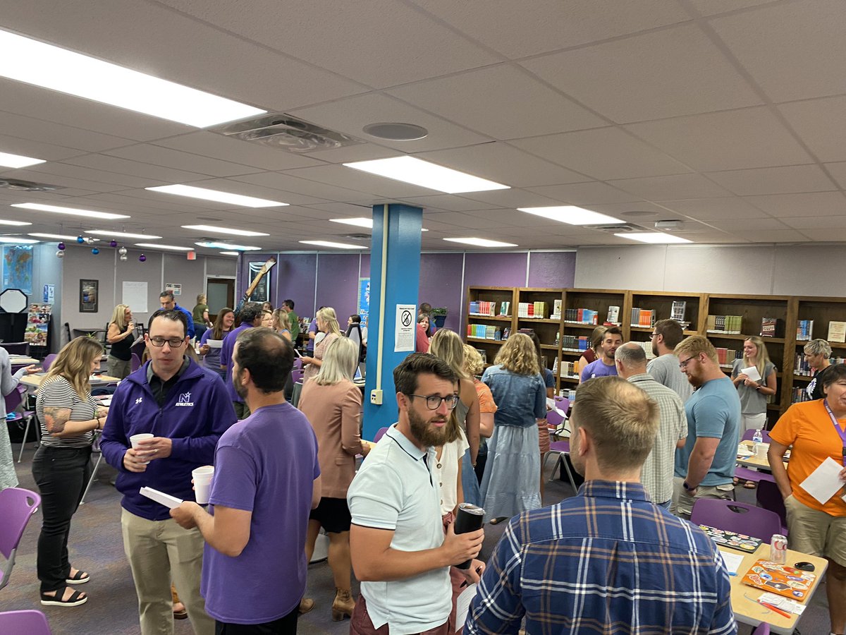 MsGerloski's tweet photo. @WaukeshaNorth1 is back! Getting the day started with community building as teachers find their “sole mates” and share what fills their cup (literally and figuratively!) #SDWSAIL https://t.co/gaoD2gpAp0