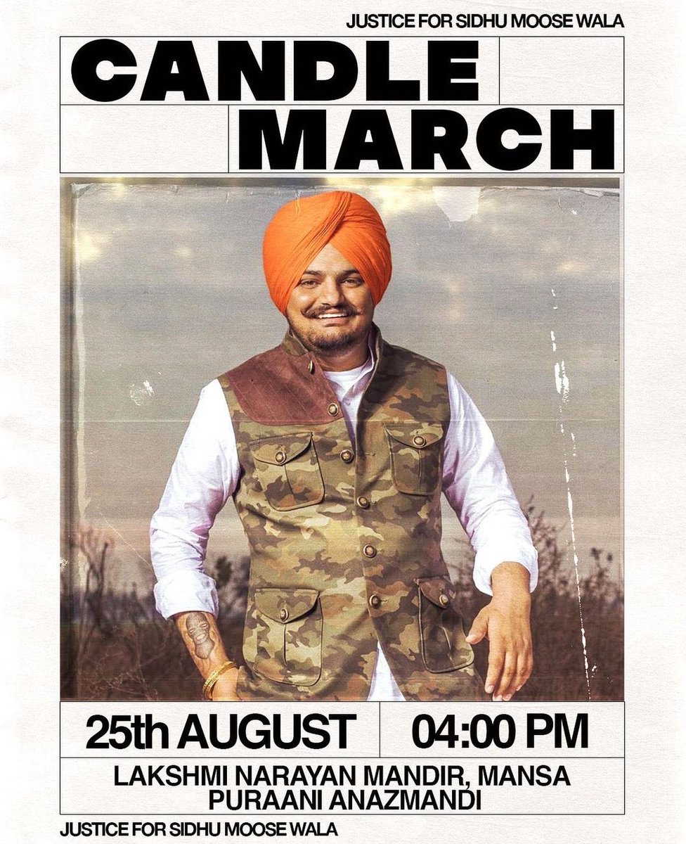 #JusticeForSidhuMooseWala
