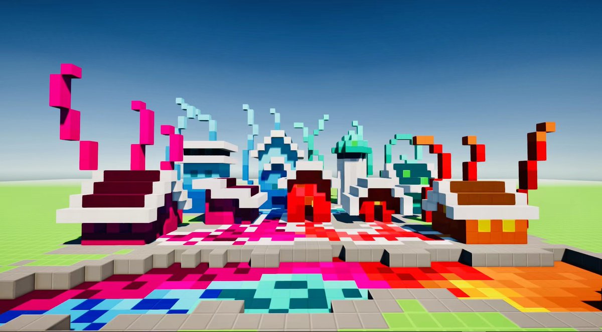 MeStar_Game's tweet photo. 👇  The masterpieces from MeStar artists

 🫣   We are waiting for you to cut the ribbon for the next round

✅  Join Discord now to unlock a new building theme

#indiegame #cozygame #openworld https://t.co/86s92dnBss