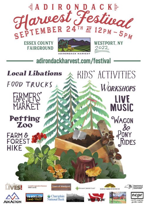adkharvest's tweet photo. Plan a perfect fall weekend in the Adirondacks at the FREE Adirondack Harvest Festival 🍂 at the Essex County Fairgrounds Saturday, September 24 from 12-5pm. 

More details at: https://t.co/XOdq7exUHj https://t.co/znSdD7Enou