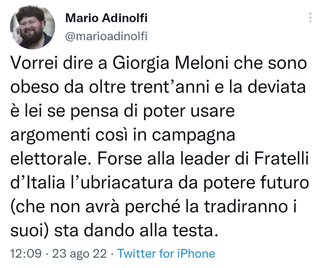 perchetendenza's tweet photo. "Adinolfi":
Per questo tweet https://t.co/d49u67of8s