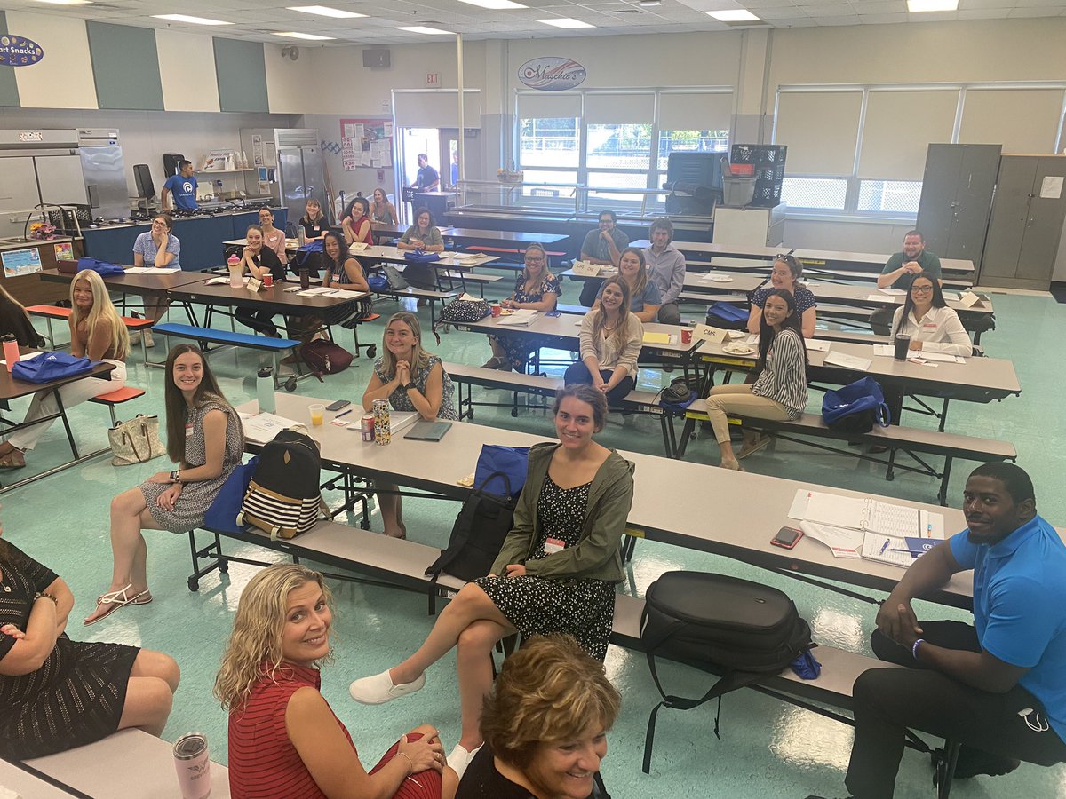 Carteret New Teacher Orientation! We’re off to a great start!#RamblersRise @CarteretSchools @DrMJones_CPSD