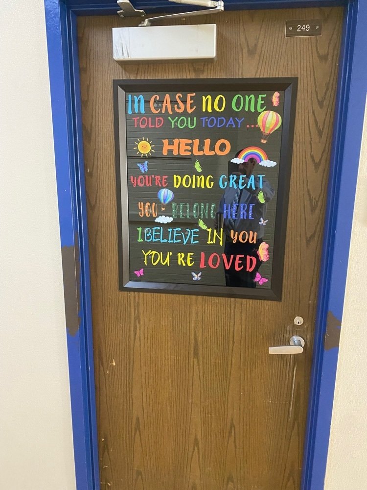 Saw this while walking the middle school hallways today. Important words!! #gkcogs #beyou