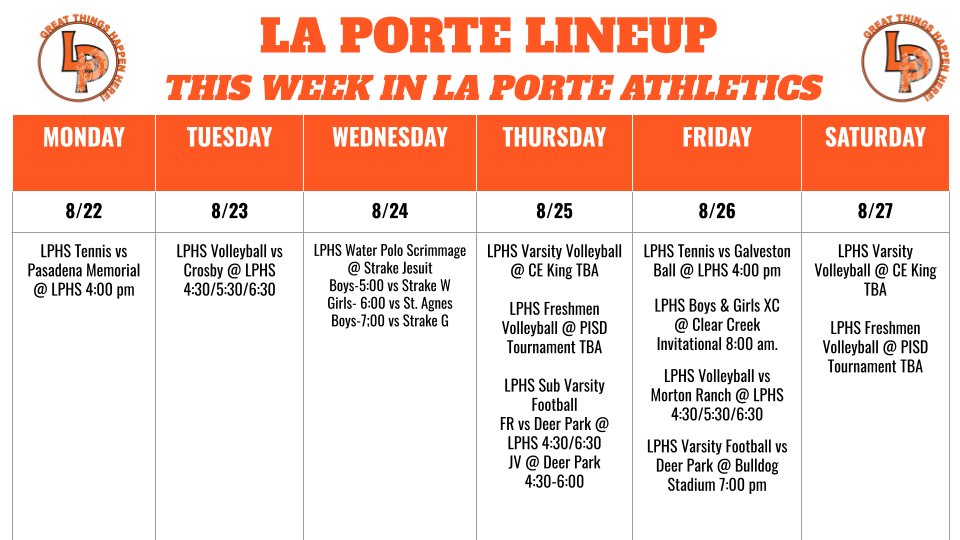 LPISDAthletics's tweet photo. https://t.co/DfII5WOB1O