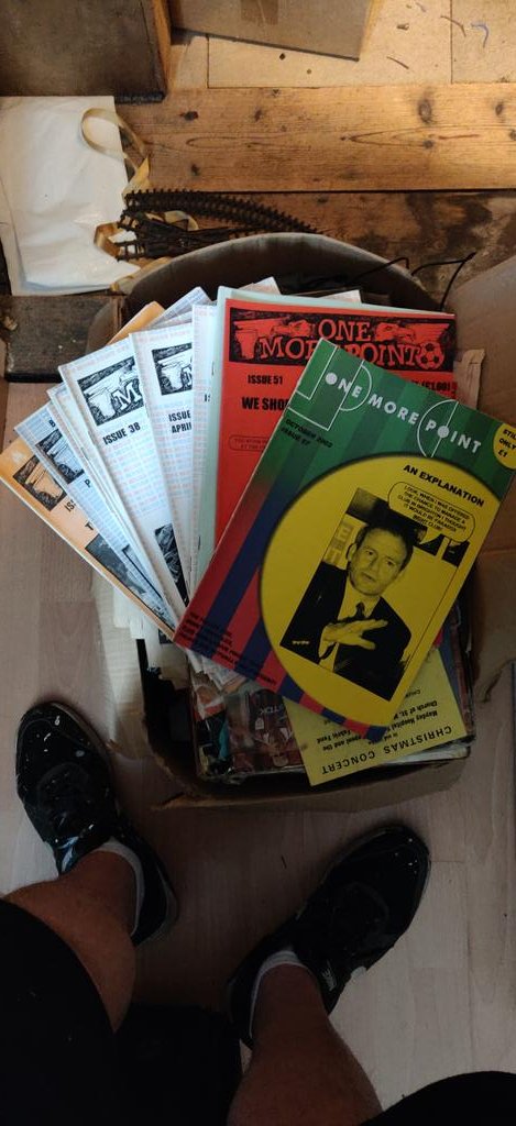 pauldp13's tweet photo. @OneMorePoint1 can't believe I've still got all my OMP 20 years on https://t.co/zGRo7FkeDp