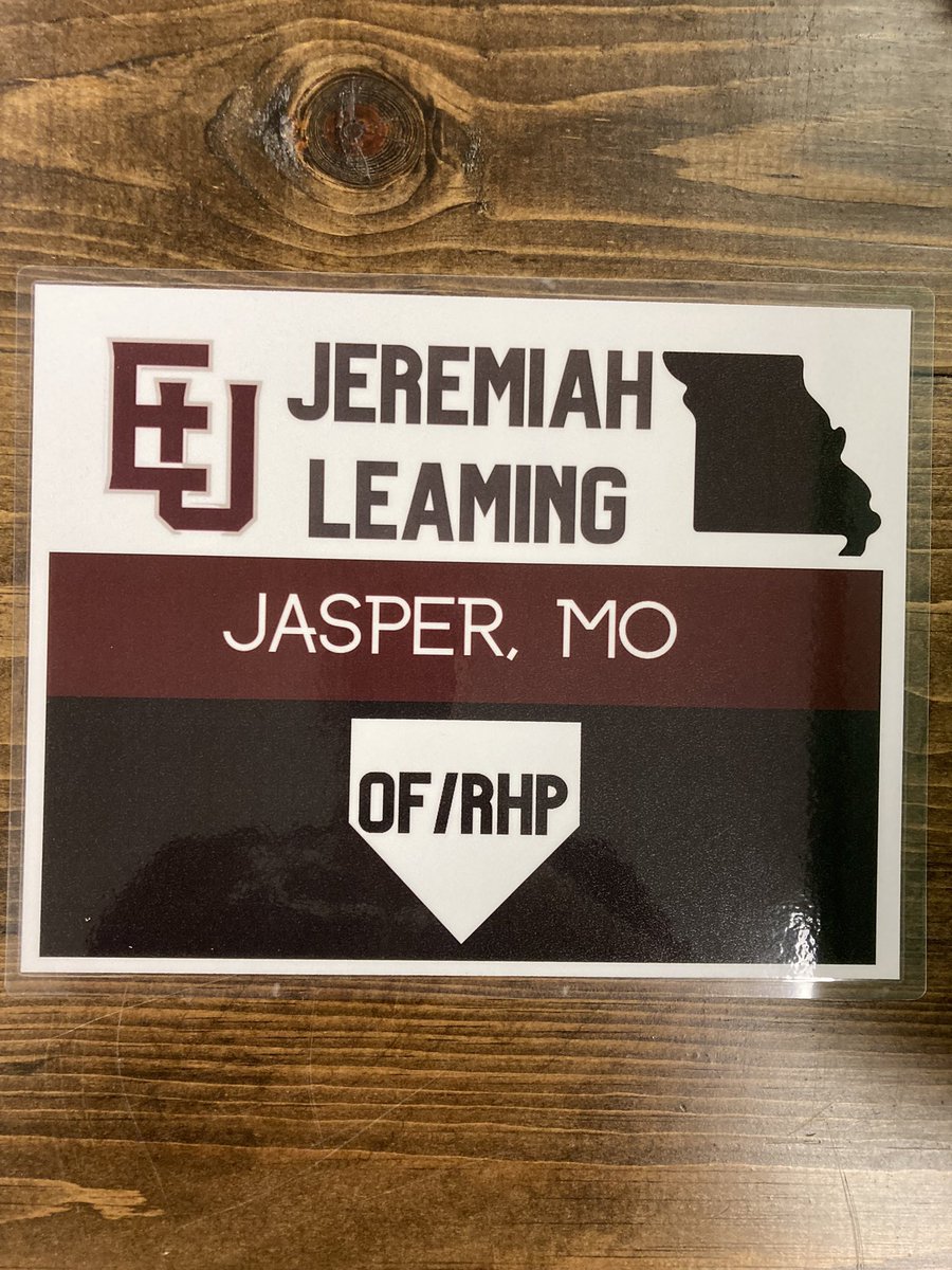 EU_Baseball's tweet photo. Freshman Jeremiah Leaming joins us out of Webb City HS https://t.co/MkVSUeoCku