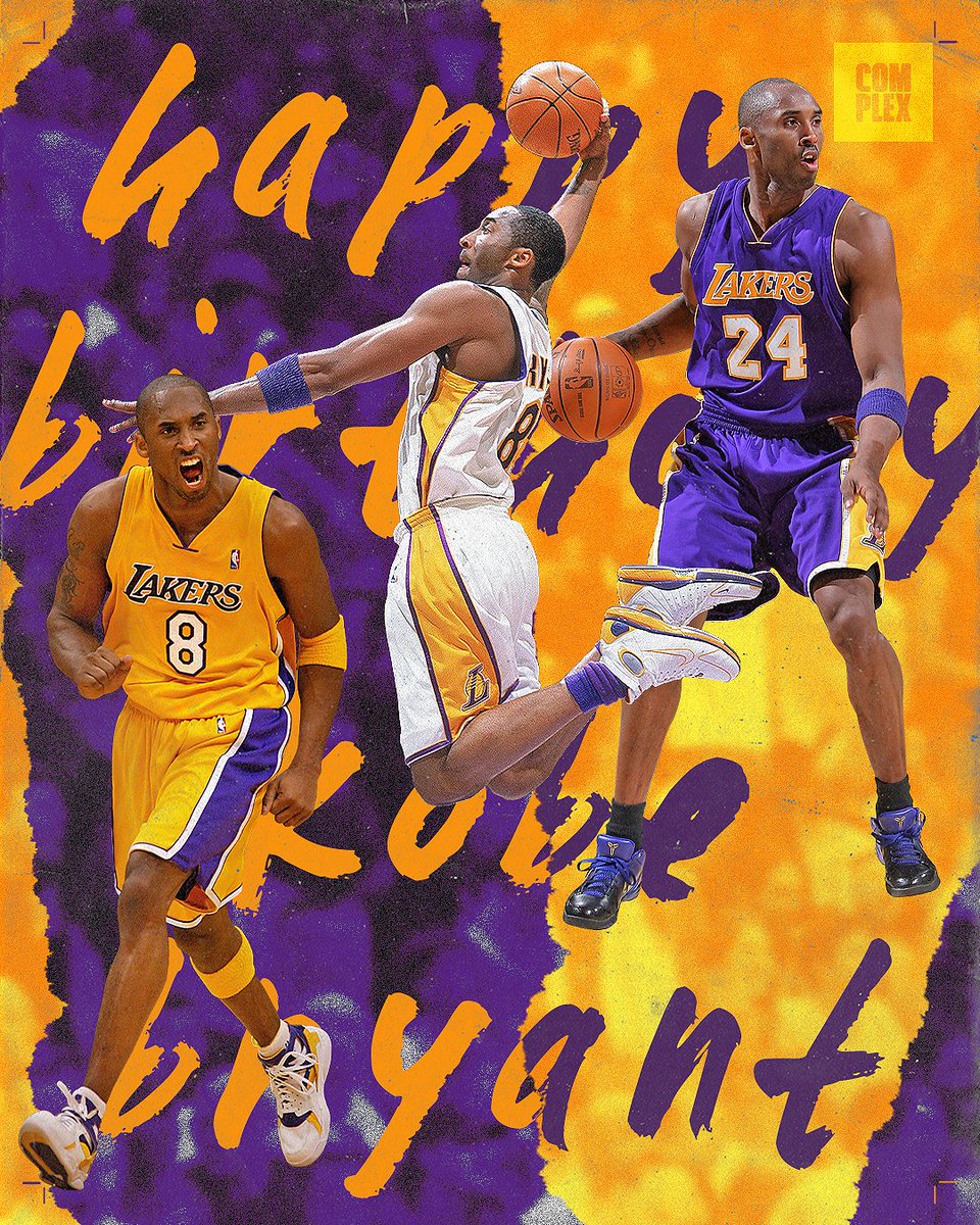 ComplexSports's tweet image. One of the greatest players the game has ever seen would have turned 44 years-old today.

Happy Birthday to the great Kobe Bryant.