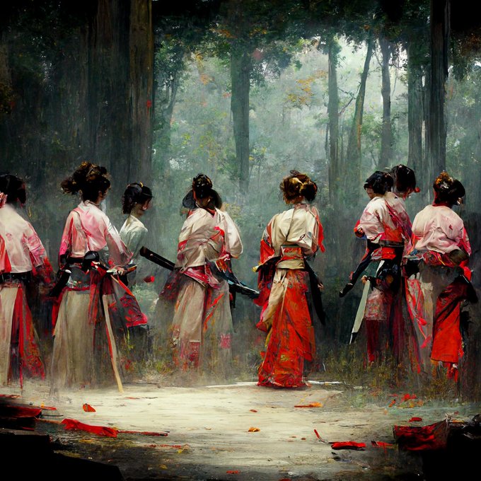 美少女侍
#midjourney 